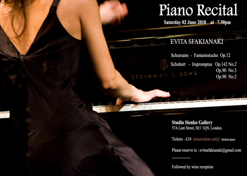 Evita Piano Recital